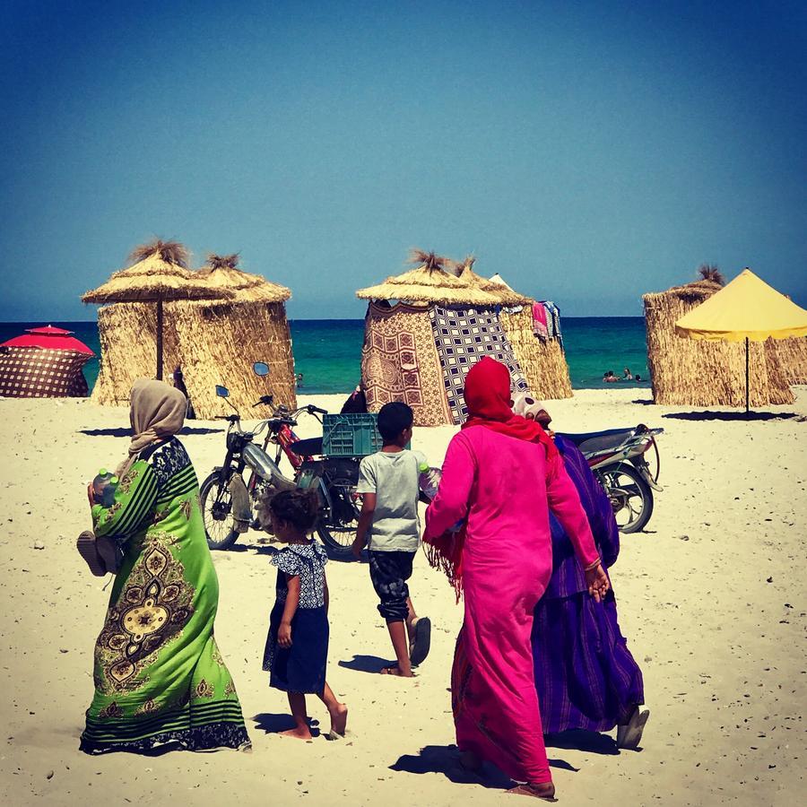 Aghīr Maison Les Palmiers 300M De La Plage מראה חיצוני תמונה